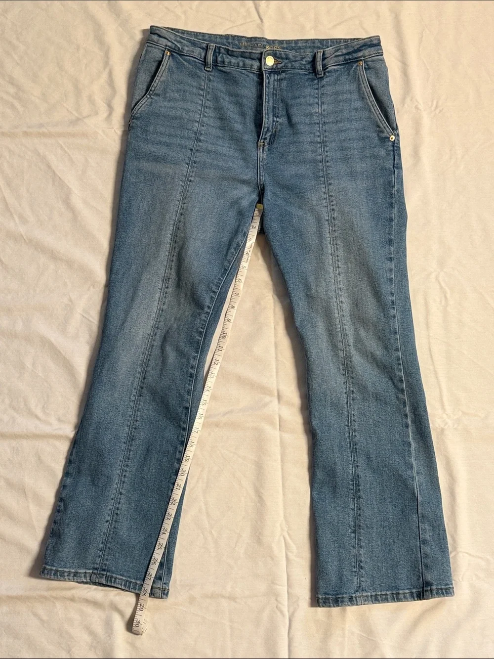 Michael Kors Classic Blue Bootcut Jeans